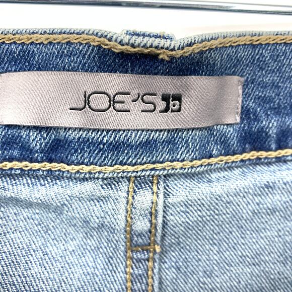 Joe's Jeans Brixton Denim Shorts Mens Size 32 Light Wash Stretch Cuffed Cut Hem - Picture 6 of 8